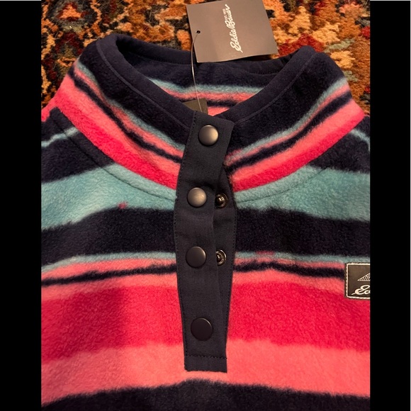 Eddie Bauer Girls Quest Fleece Pullover NWT - Picture 3 of 7
